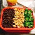 チーズスキヨ's cooksnap of when they made 簡単！鶏そぼろ弁当.