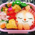 ピヨん's cooksnap of when they made キャラ弁☆ドキンちゃん.