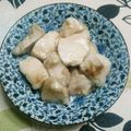 NAOばあさん's cooksnap of when they made ササっと簡単「プルプル一口鶏むね肉♪」.