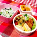 にゃにゃ☆☆☆'s cooksnap of when they made お弁当に　ベーコン in玉子焼き.