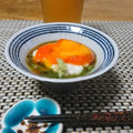ダイナマイト漆黒's cooksnap of when they made めかぶととろろに卵醤油漬け.
