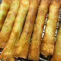クックQ9STED☆'s cooksnap of when they made 餃子の皮で、枝豆のカリカリ揚げ.