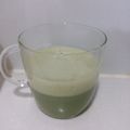 ユカtoマオマオ's cooksnap of when they made 夜に飲むとやせる！？抹茶スキムミルク！.