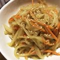 ecoECOlike's cooksnap of when they made 子供がバクバク食べるヤーコンきんぴら☆.