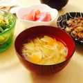 bonbonnier's cooksnap of when they made 茸たっぷり生姜のお味噌汁 ぽっかぽか.