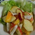 lune155's cooksnap of when they made かぶとりんごと柿のサラダ.