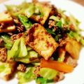 Aloha☆★'s cooksnap of when they made 厚揚げのコチュジャン炒め.