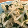 ミントみんと☆'s cooksnap of when they made 簡単に美味♪ほうれん草ともやしのナムル♡.