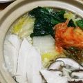 あんず7034's cooksnap of when they made ごま油香る絶品キムチ鍋焼きうどん♬.