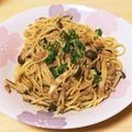 ☆コレット★'s cooksnap of when they made きのことシーチキンのバター醤油パスタ♪.