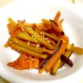 はるぬす's cooksnap of when they made さつま芋で♪きんぴら風＊お弁当にも.
