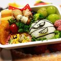 3chan。's cooksnap of when they made ハロウィン　キャラ弁☆ミイラ.