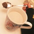 リおにゃん's cooksnap of when they made ヌテラホットミルク.