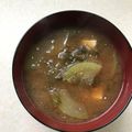 Ruriluru's cooksnap of when they made ◇旬のあおさのり香る☆お味噌汁◇.