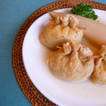 totoha's cooksnap of when they made 野菜入りもち巾着のあっさり煮.