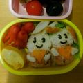 クック0CP49Z☆'s cooksnap of when they made キャラ弁♡うさぎチャン.