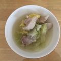 書セラピスト流香's cooksnap of when they made ◆鶏肉と白菜のあっさりスープ◆.