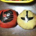 ☆ひ〜☆'s cooksnap of when they made 簡単おにぎり☆キューレンジャー弁当☆.