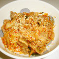 あ～ずん's cooksnap of when they made 混ぜて炒めるだけ！簡単豚キムチ.