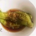 ハニイとムサシ's cooksnap of when they made 電子レンジで焼き茄子。.