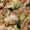 kimimaruo's cooksnap of when they made 豚肉とズッキーニとレンコンの炒め.