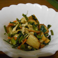 ramieru's cooksnap of when they made 和風も美味しい！空芯菜とちくわの炒め物.