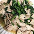 クック389OQP☆'s cooksnap of when they made ほうれん草と牛カルビ肉の炒め物.