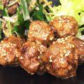crea319's cooksnap of when they made ２種のミートボール★簡単.