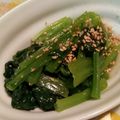クックNBQNE0☆'s cooksnap of when they made レンジで簡単！小松菜のナムル.