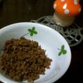 ３１０ko's cooksnap of when they made 簡単★肉味噌★油を使って炒めちゃダメ！.
