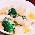 Meaiyafi's cooksnap of when they made エビとブロッコリーのマヨわさびサラダ.