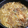 Mina85CQIO's cooksnap of when they made 牛すき煮の卵とじ.