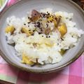 miko818's cooksnap of when they made ほっくり♪さつまいもご飯(*^^*).