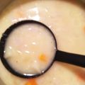 nyaaagomi's cooksnap of when they made 小カブのミルクスープ。.