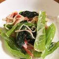 星の王子さま☆'s cooksnap of when they made かぶの葉とカニかまサラダ♪.