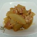 ♪ことこ♪'s cooksnap of when they made 冬瓜とベーコンのニンニクしょう油いため.