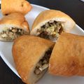 クックBJC5G6☆'s cooksnap of when they made ピロシキ　　発酵は炊飯器で.