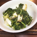 卵せんべい's cooksnap of when they made 大根の間引き菜 プチおかず.