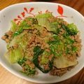 やまのっぽ's cooksnap of when they made スピード１品！レタス＆ミンチの味噌炒め.
