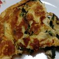 レオミウ's cooksnap of when they made ニラとウィンナーのオムレツ♥.