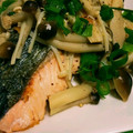 あっきー5296's cooksnap of when they made 鮭ときのこの酒蒸し.