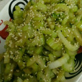 Tomiemon's cooksnap of when they made もう1品☆さっと簡単セロリの中華味炒め.