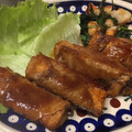 makiki☆'s cooksnap of when they made 厚揚げと豚ロース肉巻き.