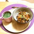 komutatata's cooksnap of when they made 竹輪のかき揚げ丼♪.