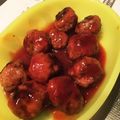 くぅちゃんかーちゃん's cooksnap of when they made ふわふわのミートボール！お弁当に.