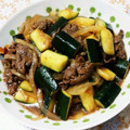 なな0114's cooksnap of when they made 牛肉とズッキーニのオイスターソース炒め.