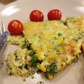 Ajacon's cooksnap of when they made 我が家のごはん 土台無しキッシュ.