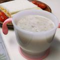 しじみごはん's cooksnap of when they made 無塩料理☆椎茸と里芋の濃厚豆乳ポタージュ.