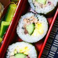 nosso's cooksnap of when they made サバマヨ巻き寿司♬.