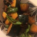 クックPW9C2T☆'s cooksnap of when they made かぼちゃ◎ひき肉炒め.